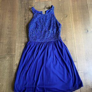 By By Blue Dress - Size 7